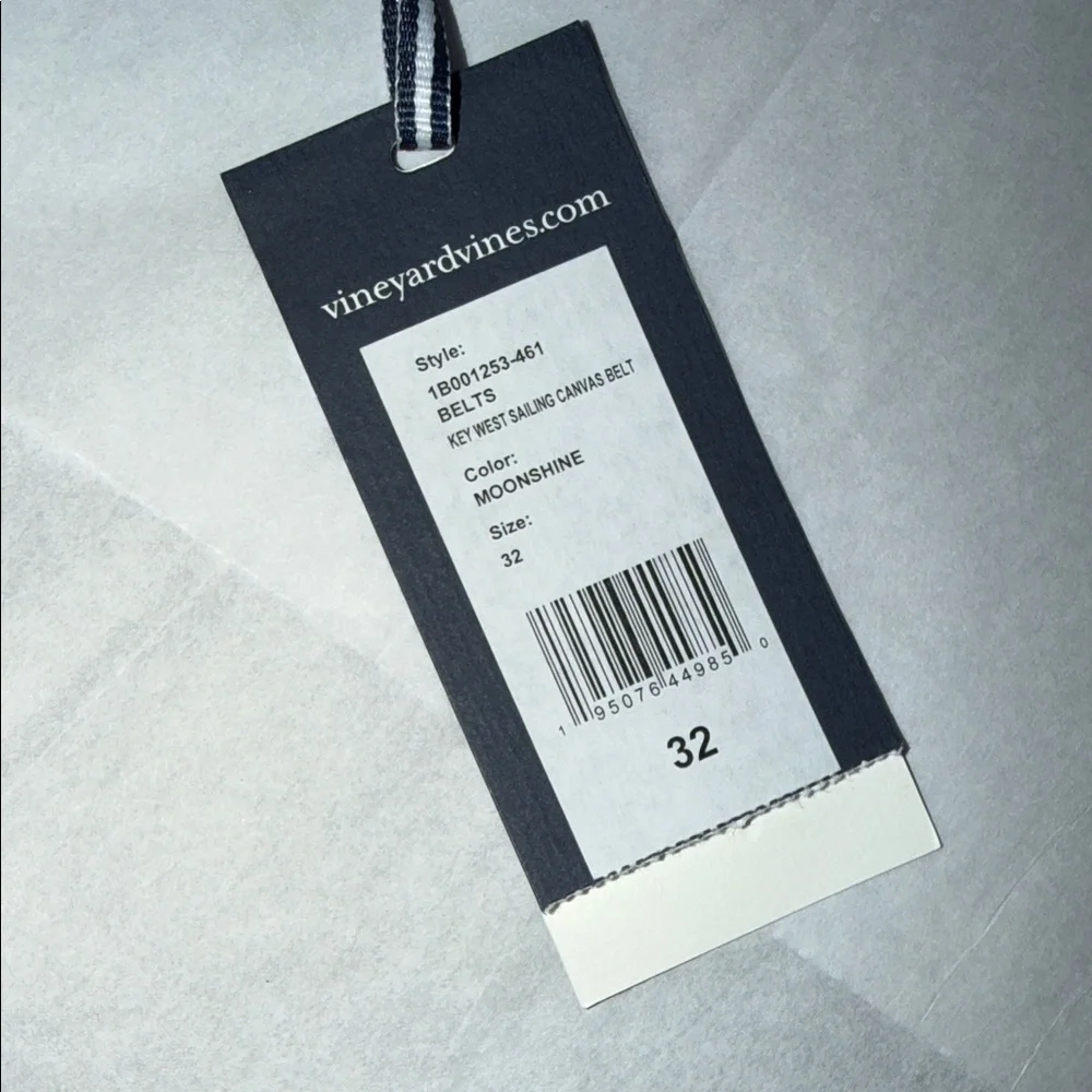 Vineyard Vines Key West Sailing Canvas Belt